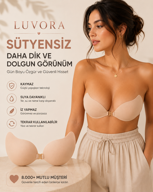 Luvora™ Push-Up Yapışkanlı Sütyen